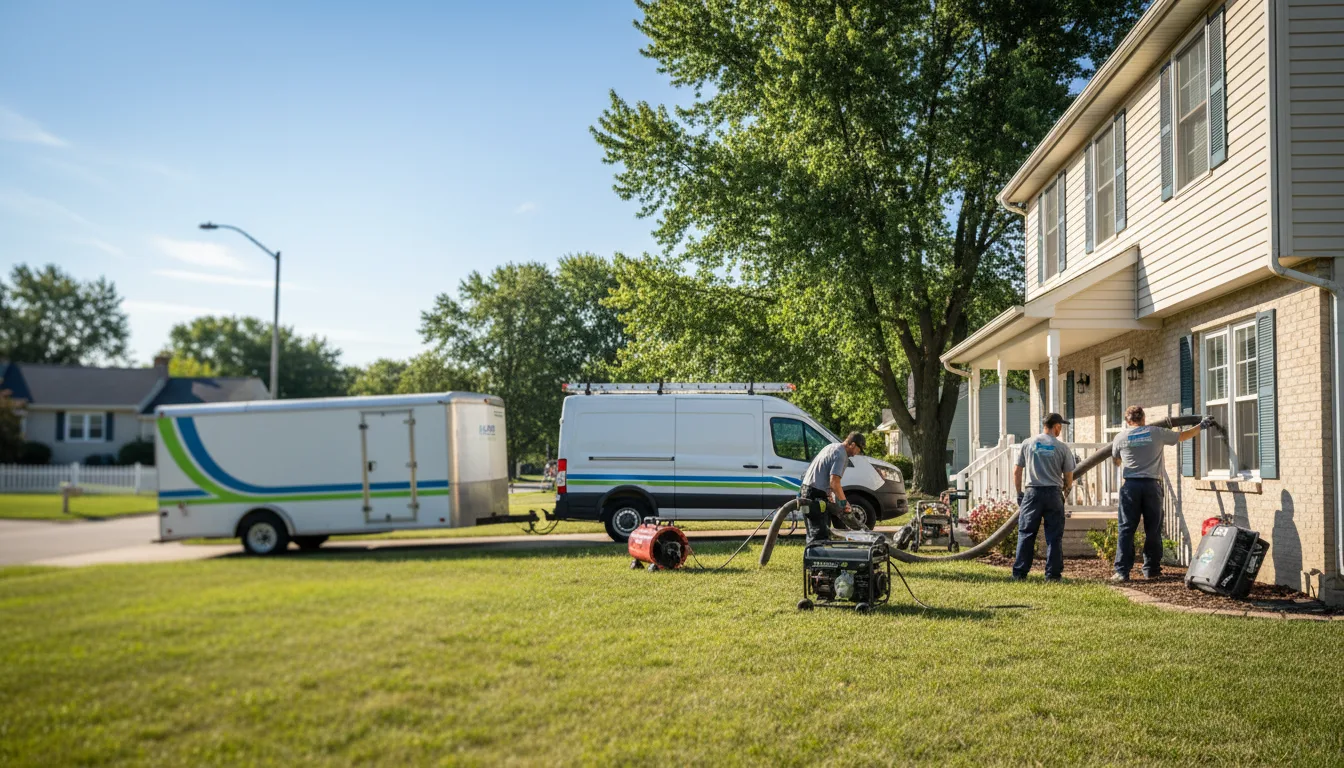 Flooded Basement Restoration And Cleanup With Repair in Lindsey, OH near me